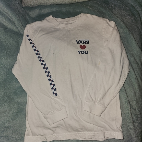 Vans Other - Kids White Long Sleeve Shirt